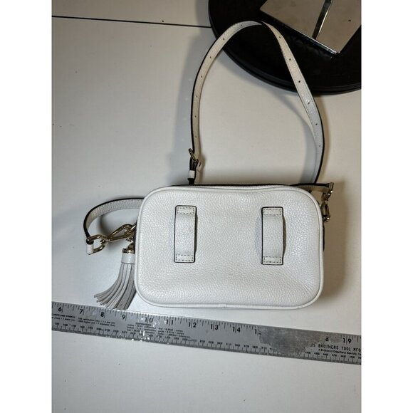 Michael Kors White Cross Body Bag With belt Loops - Picture 3 of 11